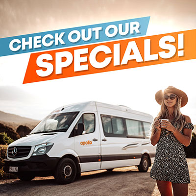 Check out our special offers on campervan and motorhome hire